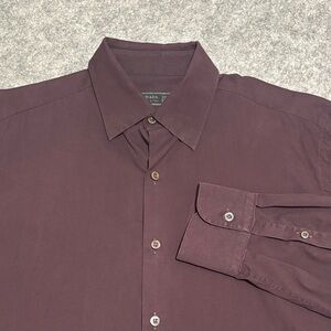 Prada Men's Deep Purple Dress Shirt